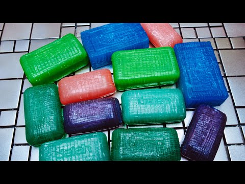Видео: ASMR GLYCERIN CUBES CUTTING/ Satisfying video |*NO TALKING*| Relaxing Video/ Резка сухого мыла.🎧
