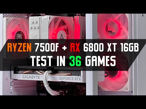 Видео: Ryzen 7500F + RX 6800 XT 16GB TEST IN 18 GAMES | Тест ПК Odyssey в іграх 2024 рік Full HD | 2K