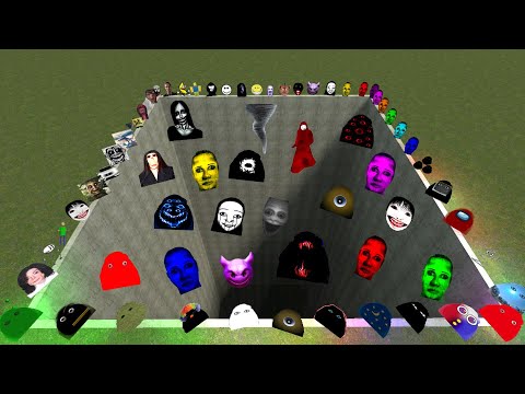 Видео: Злая семья MUNCI Nextbots, семья Nextbots и семья Селены Дельгадо преследуют меня в Garry's Mod