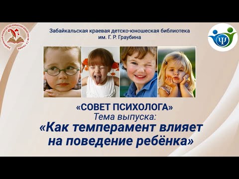Видео: Как темперамент влияет на поведение ребенка