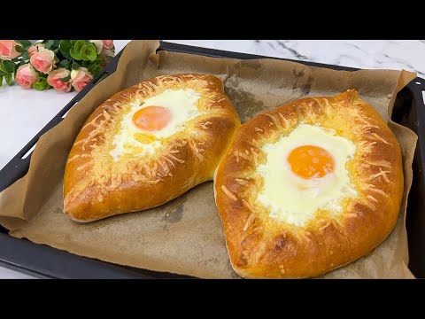 Видео: ЭТО невероятно ВКУСНО. Рецепт ХАЧАПУРИ по Аджарски. Лодочки. Қазақша рецепт.