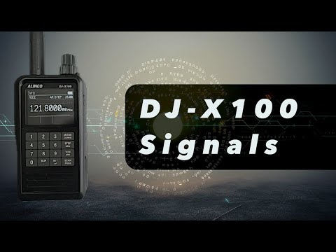 Видео: Alinco DJ-X100. Прием различных сигналов