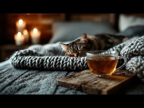 Видео: Cozy Jazz & Cat Music for Study Focus | Расслабляющие кафе-джаз мелодии со спящей кошкой