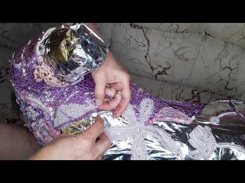 Видео: Сборка платья на манекене крючком в технике ирландского кружева ..