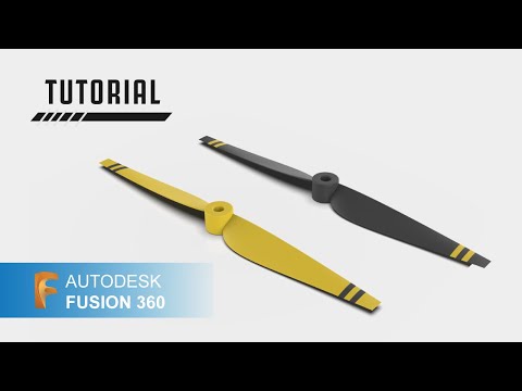 Видео: Как спроектировать пропеллер в Autodesk Fusion 360 | Проектирование лопастей вентилятора