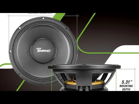 Видео: 12-дюймовые средне-басовые динамики Timpano