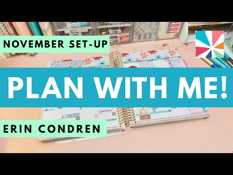 Видео: Планируйте ноябрь вместе со мной! | Эрин Кондрен LifePlanner
