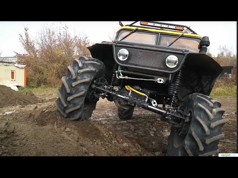 Видео: Мосты  Unimog и колеса  для внедорожника