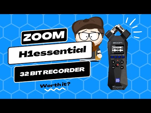Видео: Zoom H1essential 32-битный стереорекордер (хороший ли он?)