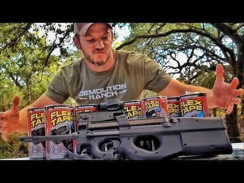 Видео: Пули против сверхпрочной уберклейкой ленты Flex Tape | Разрушительное ранчо | Перевод Zёбры
