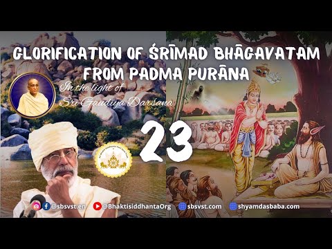 Видео: SBru251029 Прославление Шримад-Бхагаватам из Падма-пураны #23