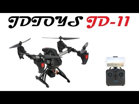 Видео: Квадрокоптер JDTOYS JD-11