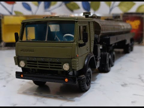 Видео: Красим кабину КамАЗ 1/43