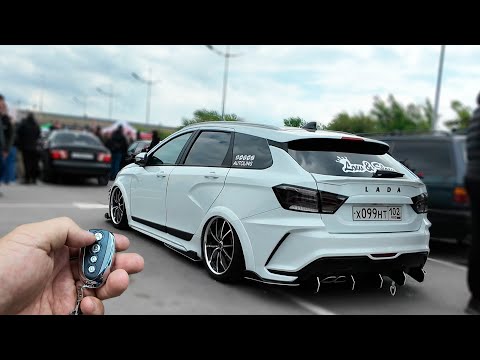 Видео: Регулируемый (управляемый) выхлоп на Lada Vesta компании Tofris