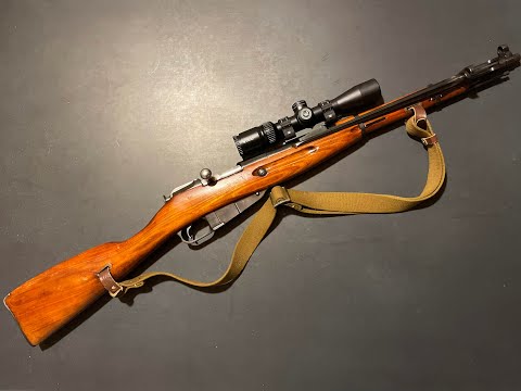 Видео: Мосин М44 - Крепление оптики, прицел Скаут.