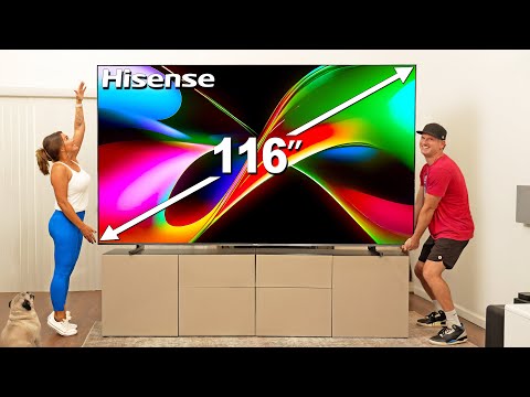 Видео: 116-дюймовый Hisense U7 MiniLED — самый большой телевизор в доме.