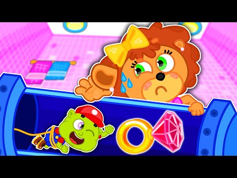 Видео: Левчик Валерчик | Кільце в трубі | Мультик для дітей