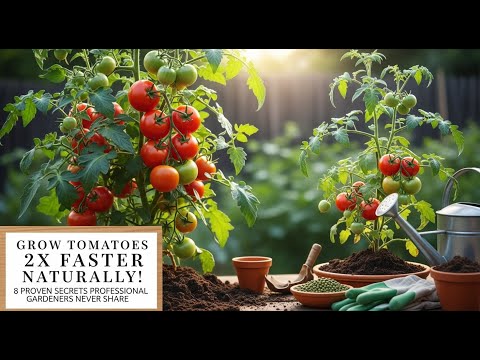 Видео: Выращивайте помидоры в 2 раза быстрее естественным путём! 8 проверенных секретов, которыми никогд...