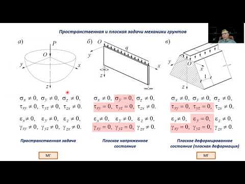 Видео: Лекция 9. Определение напряжений. Пространственная задача. Часть 2