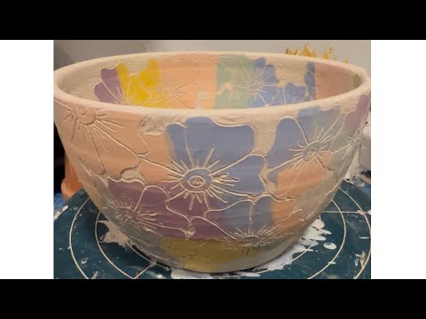 Видео: #208 как я вырезаю рельефные цветочные чаши и кружки по вашим заказам!!