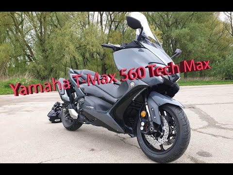 Видео: Yamaha T-Max 560 Tech Max Модель 2021 Euro 5 Обзор