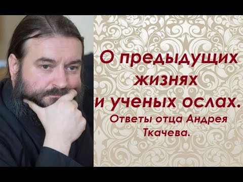 Видео: О предыдущих жизнях и ученых ослах. Ответы отца Андрея Ткачева.