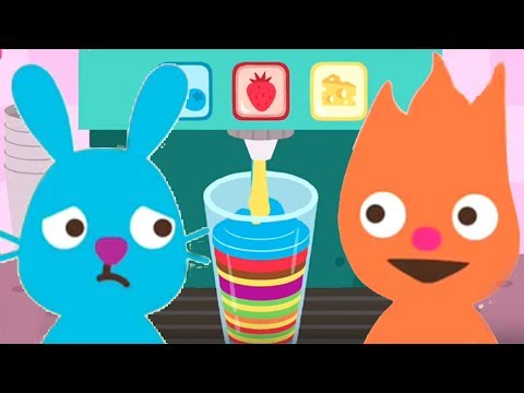 Видео: Готовлю веселые коктейли для малышей Саго мини | Смешная игра для детей в детской игре