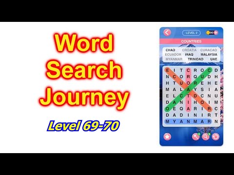 Видео: Word Search Journey — игра-головоломка со словами, прохождение уровня 69–70