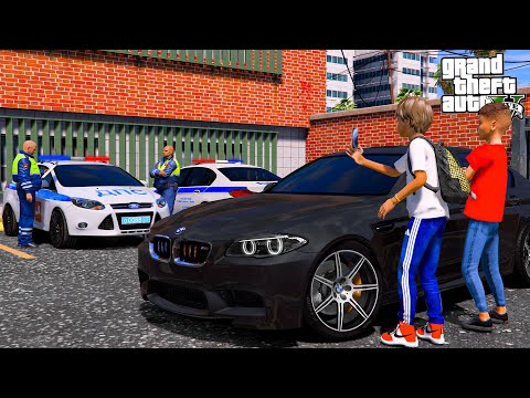 Видео: ОПЕРСКАЯ ЕЗДА В GTA 5 - ДПС ЗАБРАЛИ НА ШТРАФСТОЯНКУ BMW M5 F10 COMPETITION! ПОГОНЯ ЗА БМВ М5! 🌊ВОТЕР