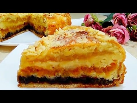 Видео: ПИРОГ С НАЧИНКОЙ. 🥮🥮🥮. Очень вкусный трёхслойный пирог! #пирог #pie #пиріг *