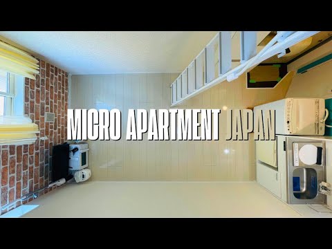 Видео: Крошечная квартира в Токио, Япония | ТУР по квартире в Японии【13 кв.м / 139,93 кв.фут】 #tinyhouse