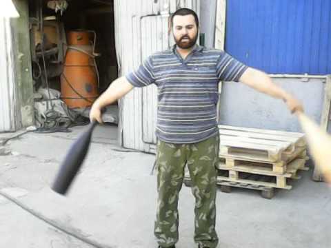 Видео: Упражнения с булавой