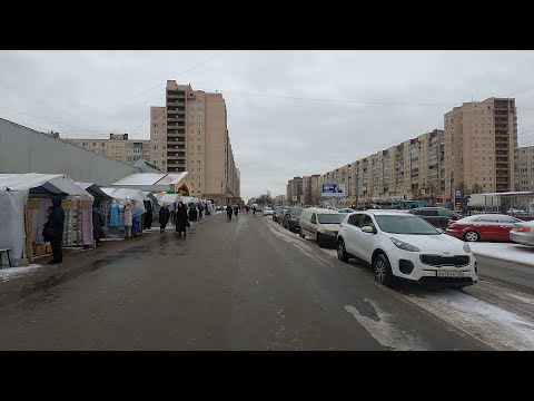 Видео: Проспект Большевиков. Январь 2023.