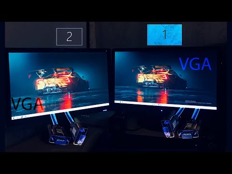 Видео: Как подключить второй монитор через материнскую плату по разъёму VGA