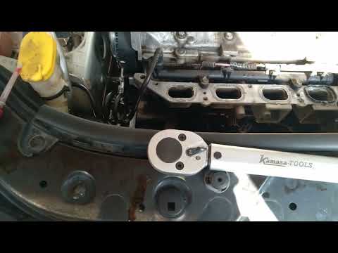 Видео: N 2 Рено Меган 2 1.6 16кл замена сальника (corteco 20019960B) фазорегулятора и ремонт фазорегулятора