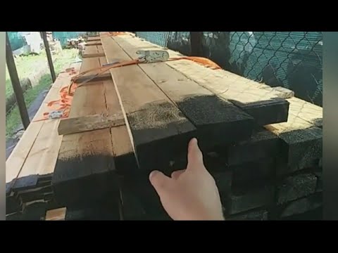 Видео: Как Правильно Хранить СВЕЖЕПИЛЕННЫЙ  Брус,  Доски!!!