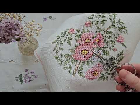 Видео: Вышиваю и Покупаю 🌸 новая старая схема 19в.🌸