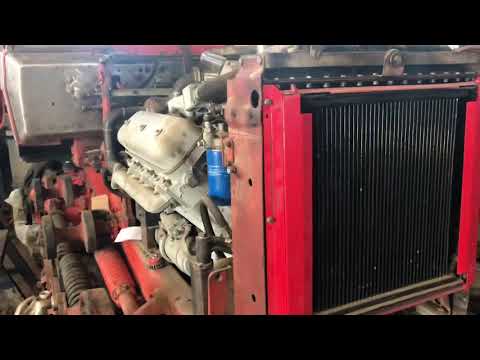 Видео: ДТ-75 установлен двигатель ЯМЗ-236