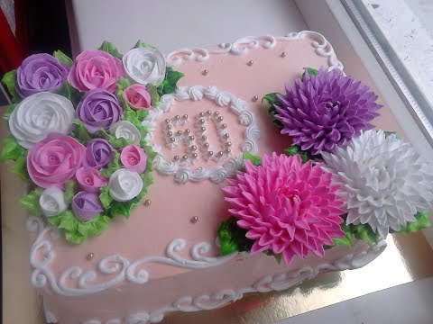 Видео: Торт на юбилей