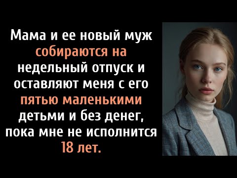 Видео: Мама и ее новый муж собираются на недельный отпуск и оставляют меня с пятью детьми и без денег.