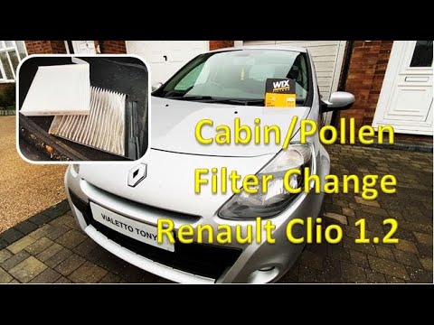 Видео: Замена салонного фильтра Renault Clio 3