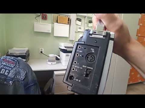 Видео: Запись на мини магнитолу SANYO M7700K(перезалив после исправления)