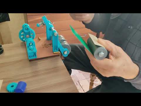 Видео: Моталка для пряжи с барабанным укладчиком 2