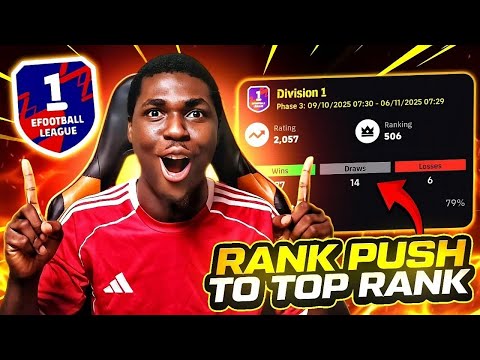 Видео: Выиграй, иначе вылетишь 😭 Гонка за рейтингом в дивизионе 1 – eFootball 2026 Mobile