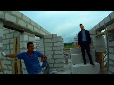 Видео: МПС Алматы. ПКСТ "Первомайский". Межкомнатные перегородки. Готовность к армопоясу. 26.05.2017.