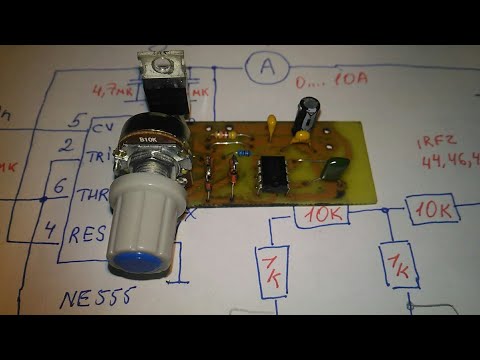 Видео: Для начинающих.Импульсное зарядное для АКБ 12 Вольт на ne 555.
