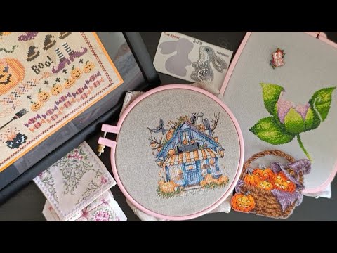 Видео: Вышивка крестиком. Итоги октября. Старты, финиши и оформления 