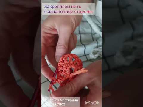 Видео: Кружочек - солнышко связанный крючком, всего один ряд