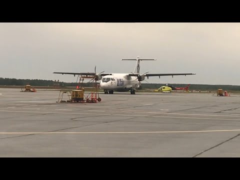 Видео: ATR 72-500 а/к UTair Тюмень-Сургут