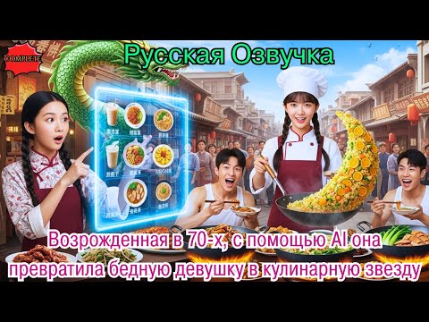 Видео: Возрожденная в 70-х, с помощью AI она превратила бедную девушку в кулинарную звезду #дорама#2025